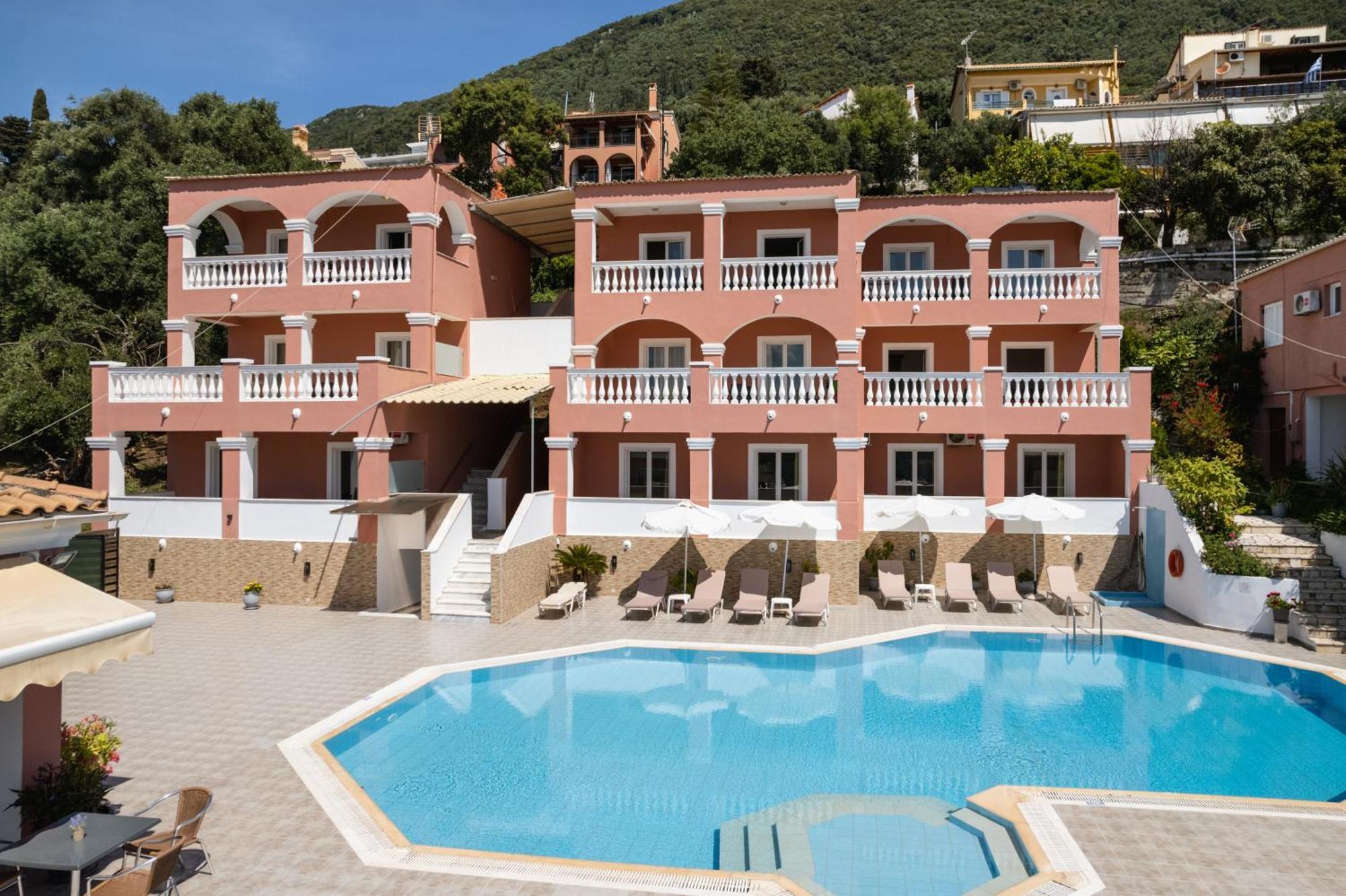 Paradiso Hotel Sea View And Pool Suites Ipsos Corfu Exteriér fotografie